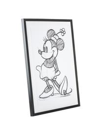 Stampa digitale incorniciata Minnie, Immagine: stampa digitale, Cornice: plastica, Minnie, Larg. 50 x Alt. 70 cm