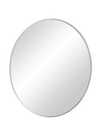 Specchio rotondo da parete con cornice in metallo bianco Ivy, Cornice: metallo verniciato a polv, Retro: pannello di fibra a media, Superficie dello specchio: lastra di vetro, Bianco, Ø 100 x Prof. 3 cm