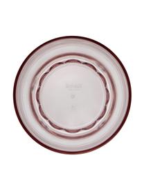 Verres à eau avec surface texturée Jellies, 4 pièces, Plastique, Rose pâle, transparent, Ø 9 x haut. 13 cm, 460 ml