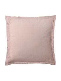 Biancheria da letto in lino rosa cipria Nature, Mezzo lino
(52% lino, 48% cotone)

Densità dei fili 108 TC, qualità standard

Il mezzo lino ha un'sensazione naturale e un naturale aspetto sgualcito, che viene esaltato dall'effetto stonewash. Assorbe fino al 35% di umidità, si asciuga molto rapidamente e ha un effetto piacevolmente rinfrescante nelle notti d'estate. L'elevata resistenza allo strappo rende il mezzo lino resistente all'abrasione e all'usura, Rosa cipria, 200 x 200 cm + 2 federe 80 x 80 cm
