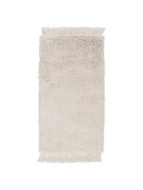 Flauschiger Hochflor-Teppich Dreamy mit Fransen, 100 % Polyester, recycelt, Cremeweiß, B 200 x L 300 cm (Größe L)