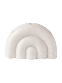 Bougeoir en marbre Malie, Marbre, Blanc, marbré, larg. 20 x haut. 13 cm