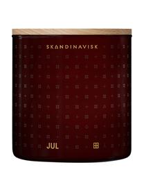Świeca zapachowa z dwoma knotami Jul (cynamon, goździki, imbir, miód, grzane wino), Cynamon, goździki, imbir, Ø 10 x W 11 cm