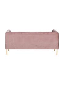 Sametová pohovka Chesterfield Chiara (2místná), Růžová, Š 170 cm, H 72 cm