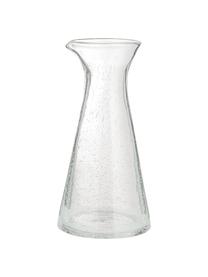 Caraffa in vetro soffiato con bollicine Bubble, 800 ml, Vetro soffiato, Trasparente con bolle d'aria, Alt. 25 cm, 800 ml