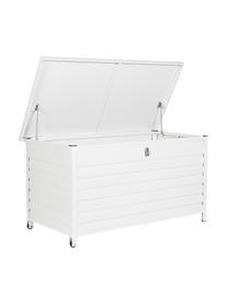 Skrzynia do przechowywania na kółkach Atlantic, Stelaż: aluminium malowane proszk, Biały, S 141 x W 74 cm