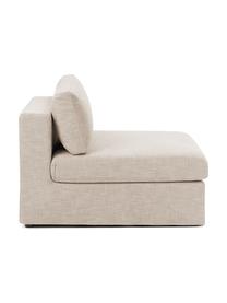 Modulo centrale Russell, Rivestimento: 100% cotone Con 50.000 ci, Struttura: legno di pino massiccio c, Piedini: materiale sintetico, Tessuto taupe, Larg. 103 x Alt. 77 cm