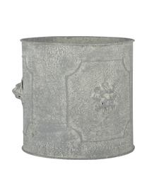 Übertopf-Set Lowa aus Metall, 2-tlg., Metall, Grau, Set mit verschiedenen Größen