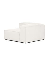 Módulo de esquina sofá Lennon, Tapizado: 100% poliéster Alta resis, Estructura: madera de pino maciza, ma, Patas: plástico, Tejido blanco crema, An 119 x F 119 cm, chaise longue izquierda