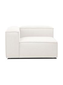Moduł narożny Lennon, Tapicerka: 100% poliester Dzięki tka, Stelaż: lite drewno sosnowe, cert, Nogi: tworzywo sztuczne, Beżowa tkanina, S 119 x G 119 cm, lewostronna