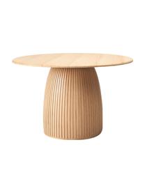 Okrągły stół do jadalni z drewna dębowego Nelly, różne rozmiary, Fornir z drewna jesionowego, płyta pilśniowa średniej gęstości (MDF) z certyfikatem FSC, Drewno dębowe, Ø 115 x W 75 cm