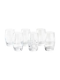 Waterglazen Salto, 6 stuks, Glas, Transparant, Ø 8 x H 12 cm, 350 ml