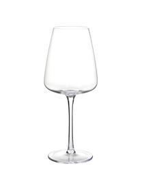 Mondgeblazen witte wijnglazen Ellery, 4 stuks, Glas, Transparant, Ø 9 cm, H 21 cm