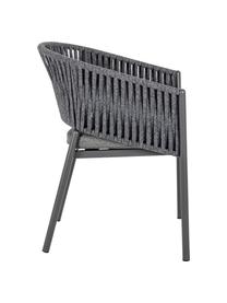 Gartenstuhl Florencia, stapelbar, Sitzkissen: 100% Polypropylen, Gestell: Aluminium, pulverbeschich, Anthrazit, B 60 x H 80 cm