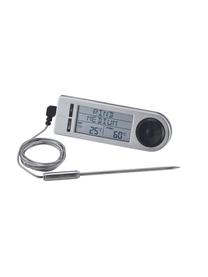 Termometro digitale per carne con due sensori Brad, Acciaio inossidabile 18/10, Argento, nero, Larg. 18 x Alt. 5 cm