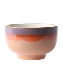 Sada ručně vyrobených misek 70's, 4 díly, Keramika, Více barev, Ø 14 cm, V 8 cm