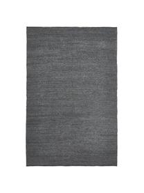 Ręcznie tkany dywan z wełny Uno, 60% wełna, 40% poliester
Włókna dywanów wełnianych mogą nieznacznie rozluźniać się w pierwszych tygodniach użytkowania, co ustępuje po pewnym czasie, Ciemny szary, melanżowy, S 160 x D 230 cm (Rozmiar M)