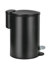 Papelera Silence, Metal pintado, Negro, 3 L