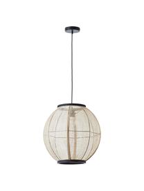 Suspension Tanah, Noir, beige, Ø 47 x haut. 47 cm