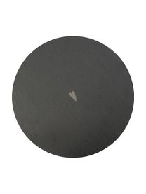 Fuente de pizarra Heart, Piedra pizarra, Gris oscuro, Ø 33 cm