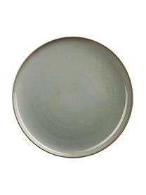 Speiseteller Saisons, 6 Stück, Steingut, Grün, Ø 27 cm, H 2 cm