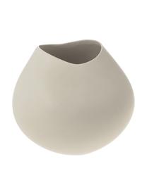 Ručně vyrobená kameninová váza Opium, Kamenina, Krémová, Ø 29 cm, V 28 cm