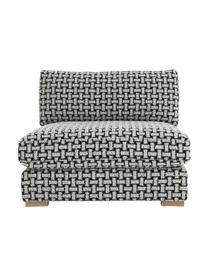 Bouclé křeslo Stories, Černá, bílá, Š 93 cm, H 91 cm
