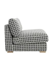 Bouclé křeslo Stories, Černá, bílá, Š 93 cm, H 91 cm