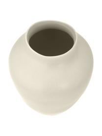Vaso fatto a mano bianco crema Latona, Gres, Bianco crema, Ø 27 x Alt. 41 cm