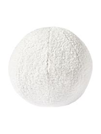 Měkký puf Cesar, Plyš (100 % polyester), Bílá, Ø 51 cm, V 51 cm