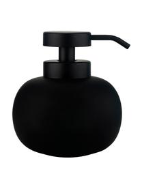 Distributeur de savon Lotus, Noir, Ø 11 x haut. 13 cm