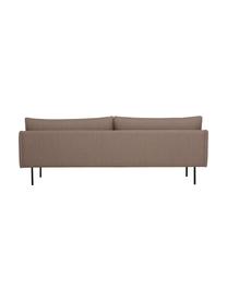 Pohovka s kovovými nohami Moby (3-miestna), Sivobéžová, Š 220 x H 95 cm