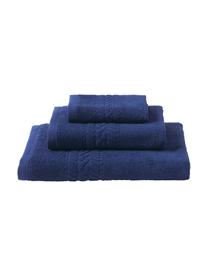Handtuch-Set Cordelia, 3-tlg., Dunkelblau, Set mit verschiedenen Größen