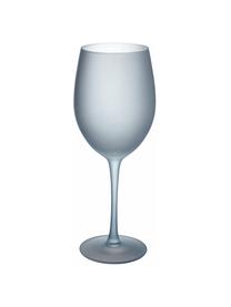Set de copas de vino Happy Hour, 6 uds., Vidrio, Tonos azules, Ø 9 x Al 24 cm