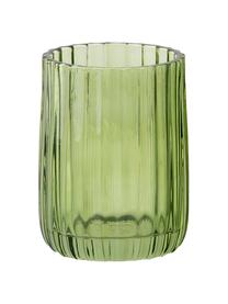 Zahnputzbecher Aldgate, Glas, Grün, Ø 7 x H 10 cm