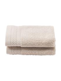 Toalla de algodón ecológico Premium, diferentes tamaños, 100% algodón ecológico con certificado GOTS (por GCL International, GCL-300517)
Gramaje superior 600 g/m², Beige claro, Toalla tocador, An 30 x L 30 cm, 2 uds.