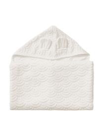 Ręcznik dla dzieci z bawełny organicznej Rabbit, 100% bawełna organiczna z certyfikatem GOTS, Kremowobiały, S 70 x D 130 cm