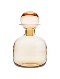 Ručne vyrobená karafa Colored, 1,5 l, Sklo, Odtiene jantárovej, priesvitná, V 25 cm, 1,5 l