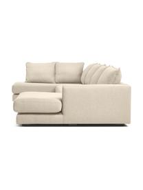 Sofá rinconera Tribeca, Tapizado: 100% poliéster Alta resis, Estructura: madera de pino maciza, Patas: madera de haya maciza pin, Tejido beige oscuro, An 356 x F 195 cm, chaise longue izquierda