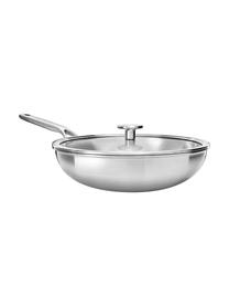 Wok KitchenAid, Odcienie srebrnego, Ø 28 cm