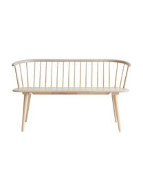 Banco de madera de caucho Jolina, Madera de caucho maciza, Madera de caucho, An 134 x Al 76 cm