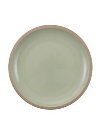 Set di piatti per 6 persone in gres Bistrot 18 pz, Terracotta, Tonalità del verde, beige, Set in varie misure