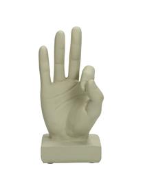 Dekoracja Hand, Poliresing, Beżowy, S 8 x W 18 cm