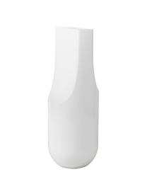 Vase en verre soufflé à bouche Serif, Verre, Blanc, Ø 16 x haut. 42 cm