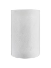 Cooler z marmuru Charlie, Marmur, Biały, marmurowy, Ø 12 x W 19 cm