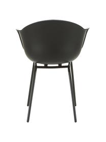 Záhradná stolička Claire, Čierna, Š 60 x H 54 cm