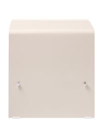 Metall-Beistelltisch Julia, Metall, pulverbeschichtet, Beige, B 50 x T 45 cm