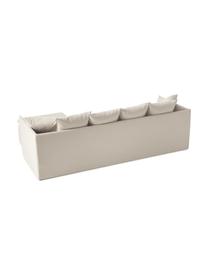 Ecksofa Mila (3-Sitzer), Bezug: 100% Polyester Der hochwe, Gestell: Kieferholz, Faserplatte, , Webstoff Hellgrau, B 230 x H 85 cm, Eckteil rechts