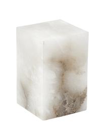 Buchstützen Nell, 2 Stück, Stein, Beige, marmoriert, B 10 x H 16 cm