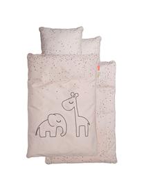 Biancheria da letto Dreamy Dots, 100% cotone, certificato Oeko-Tex, Rosa, 100 x 140 cm + 1 cuscino 40 x 60 cm